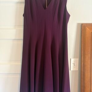 Calvin Klein Deep Purple Midi Dress